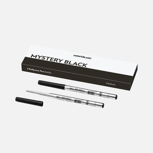 2 REFILL PER PENNA A SFERA MEDI, MYSTERY BLACK (NERO) 128211