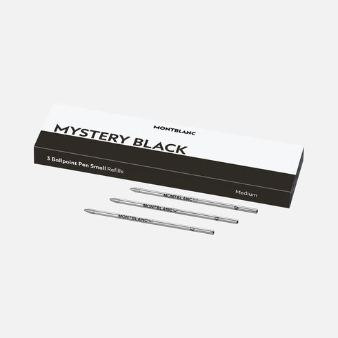 3 REFILL PICCOLI PER PENNA A SFERA MYSTERY BLACK (NERO) 128222