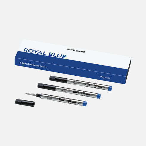 3 REFILL PICCOLI PER ROLLER MEDI, ROYAL BLUE (BLU) 128241
