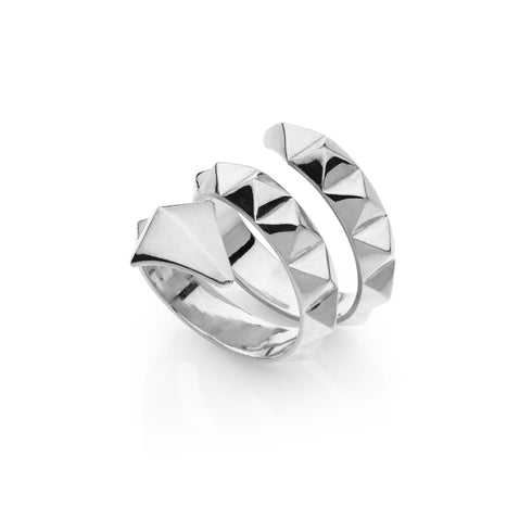 ANELLO A SPIRALE PIRAMIDI 2125