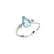 ANELLO ACQUAMARINA A GOCCIA CON DIAMANTI DHAA7193