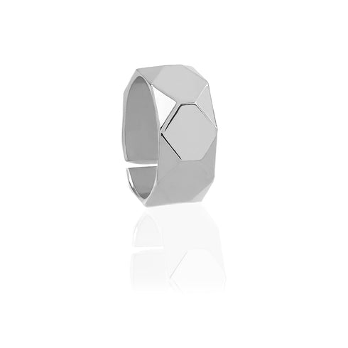ANELLO ARGENTATO A FASCIA 2553