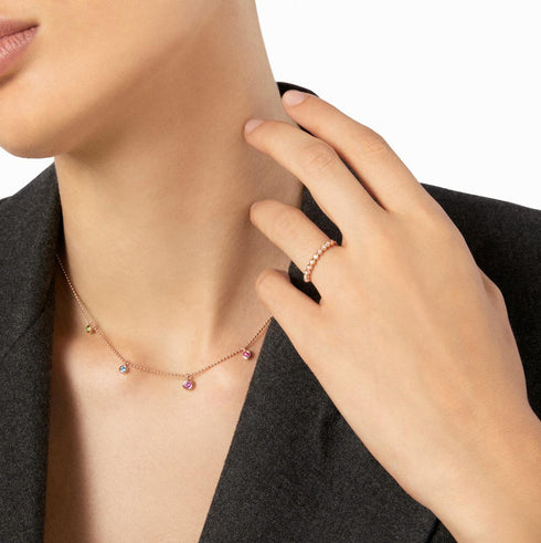 ANELLO BOLLICINE PREZIOSO DAC1001BOLLIDB09R