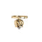 CAMPANELLA YELLOW GOLD AND DIAMOND RING C.18234
