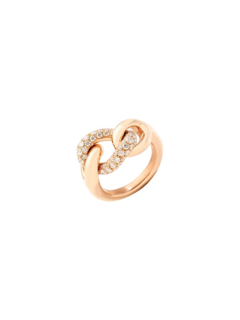 ANELLO CATENE IN ORO ROSA E DIAMANTI PAC1011O7000DB000