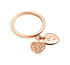 ANELLO CUORI ORO ROSA 9 KT E DIAMANTI BROWN DODO AD2C/9/BR DAB0001100AMDBR9R