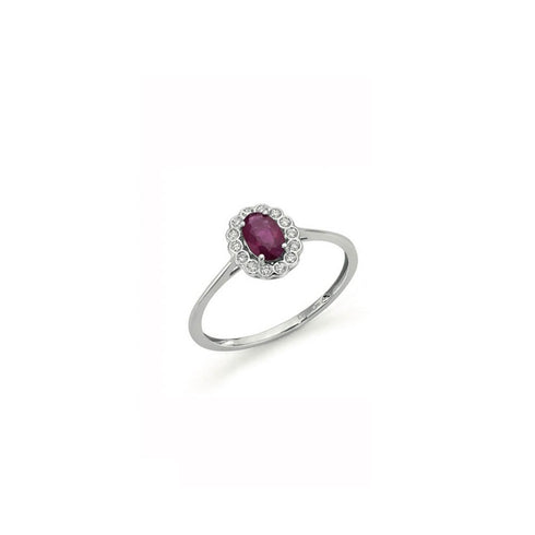 ANELLO DONNA ORO IN ORO BIANCO E SMERALDO REF. DHAR9575.008