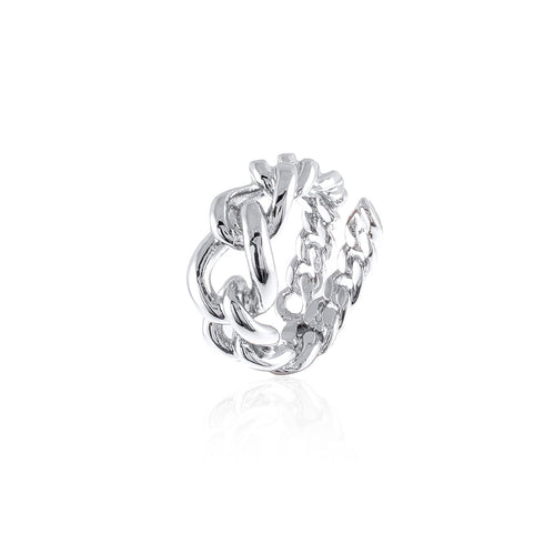 ANELLO IN BRONZO ARGENTATO 0961