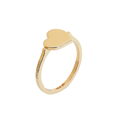 ANELLO IN ORO CON CUORE GRANDE CENTRALE 4006