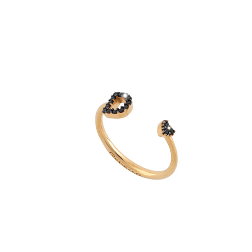 ANELLO MYNAME IN ARGENTO CON INIZIALE E CUORE SWNAOD04