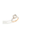 ANELLO NUDO CLASSIC IN ORO ROSA E BIANCO CON TOPAZIO BIANCO E DIAMANTI PAC0040O6WHRDB0TB