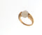 QUERIOT RING IN ROSE GOLD WITH GRAY AGATE A123O02PAG