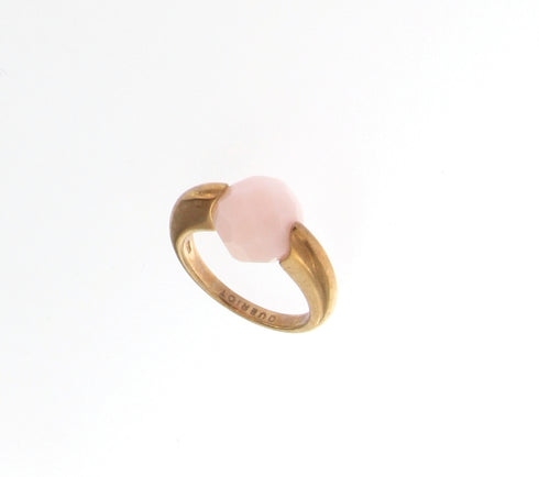 ANELLO QUERIOT IN ORO ROSA CON OPALE ROSA A123O02POR