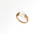 ANELLO QUERIOT IN ORO ROSA CON QUARZO MILKY A12GO02PMB
