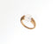 ANELLO QUERIOT IN ORO ROSA CON QUARZO MILKY A12GO02PMB