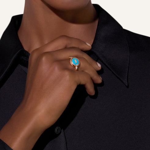 ANELLO REVERSIBILE POM POM DOT PAC5031O7WHRDB0TU