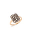 ANELLO SABBIA RETTANGOLARE DIAMANTE BROWN PAB9031O7000DBR00