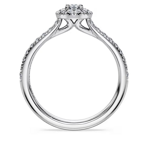ANELLO SOLITARIO HALO ETERNITY SW5697125
