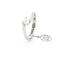 ANELLO SOLITARIO MINI IN ARGENTO BIANCO 5814