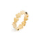 ANELLO VERETTA IN ORO CON CUORI 4009
