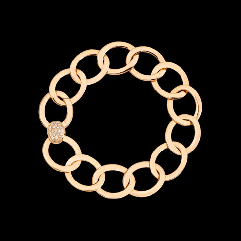 BRERA-ARMBAND AUS ROSÉGOLD UND BRAUNEN DIAMANTEN PBB9100O7000DBR00