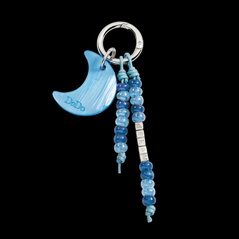 BAG CHARMS IN BIORESINA & PLASTICA RICICLATA DVC5001BAGMO0AZAC