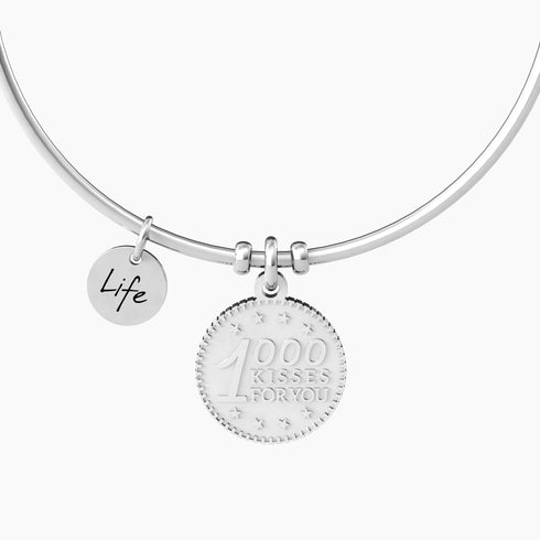 BANGLE CON CIONDOLO 1000 KISSES FOR YOU 731991