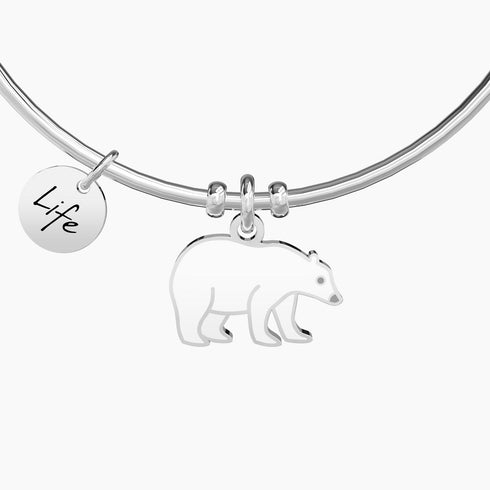 BANGLE CON CIONDOLO ORSO POLARE 731370