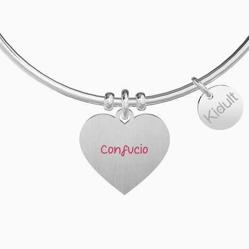 BANGLE CON CIONDOLO WHEREVER YOU GO … CONFUCIO 731695
