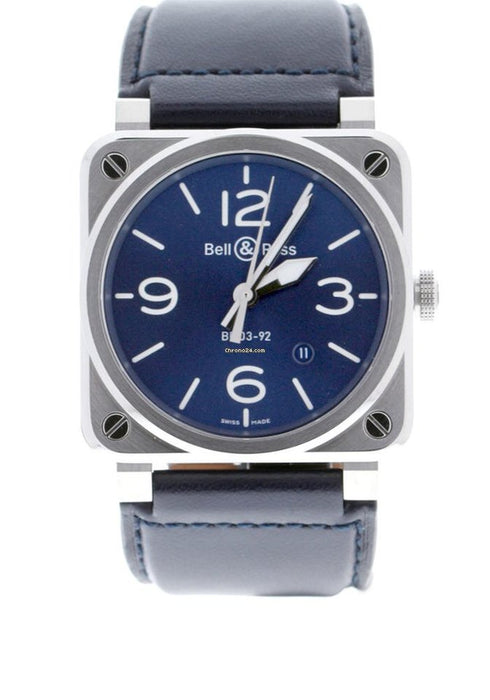 BELL & ROSS BR 03-92 BLUE BR0392-BLU-ST/SCA