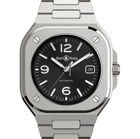 BELL & ROSS BR 05 BLACK STEEL 40MM BR05A-BL-ST/SST