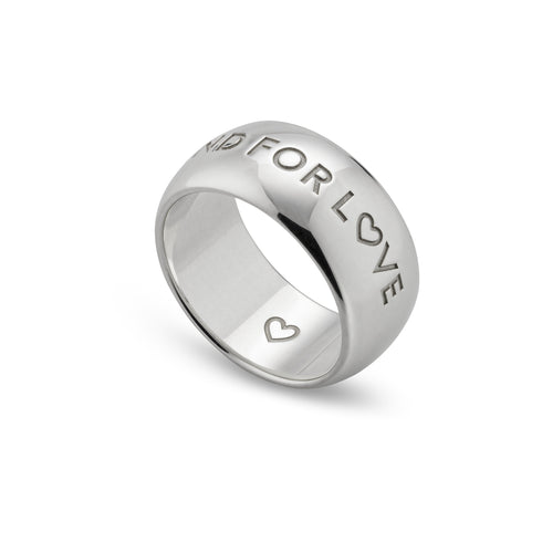 Blind For Love Anello Gucci Love in argento passivato 0818_altezza fascia 9mm YBC843583001
