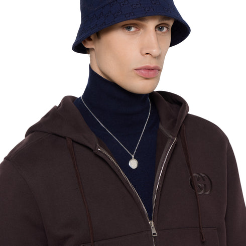 Blind For Love Collana Gucci Love cuore in argento passivato 0818 YBB843587001