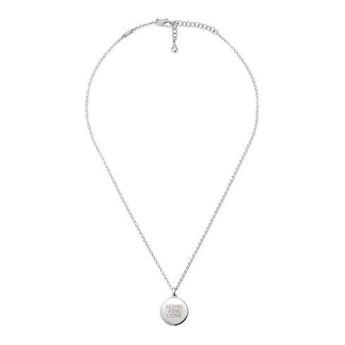 Blind For Love Collana Gucci Love cuore in argento passivato 0818 YBB843587001