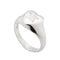 Blind For Love Ring BFL with heart shape in 925 sterling silver (10mm) YBC854154001