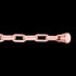 BRACCIALE A MAGLIE IN ORO ROSA 18 CARATI 6B0352