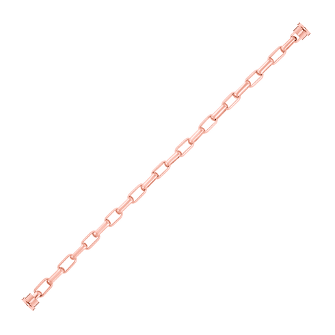BRACCIALE A MAGLIE IN ORO ROSA 18 CARATI 6B0352