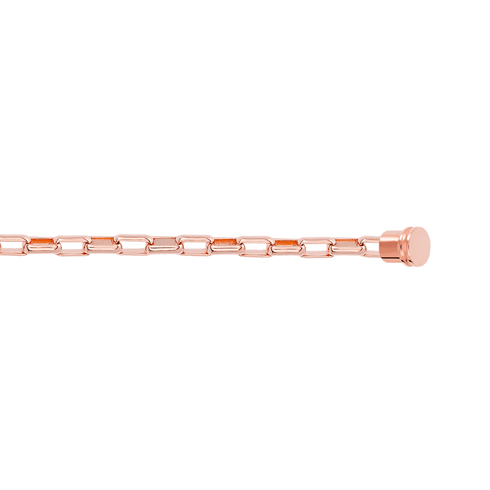 BRACCIALE A MAGLIE IN ORO ROSA 18 CARATI 6B0431