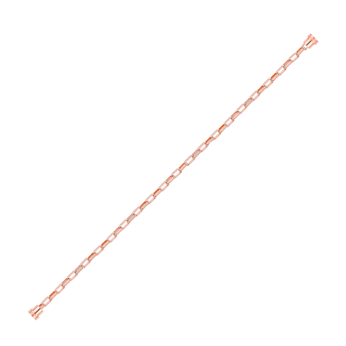 BRACCIALE A MAGLIE IN ORO ROSA 18 CARATI 6B0431