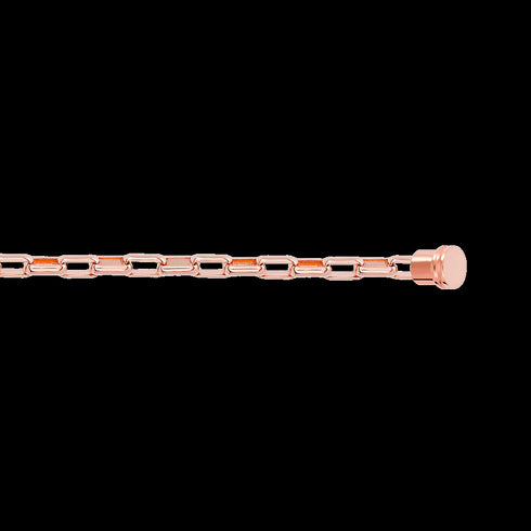 BRACCIALE A MAGLIE IN ORO ROSA 18 CARATI 6B1110