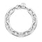 BRACCIALE ARGENTATO CATENA OVALE PIATTA 2380