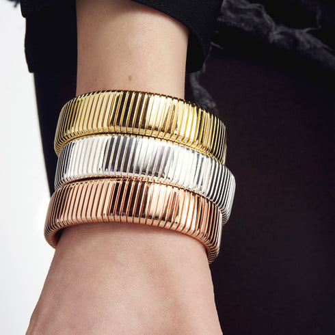 BRACCIALE ARGENTATO TUBOGAS 2054