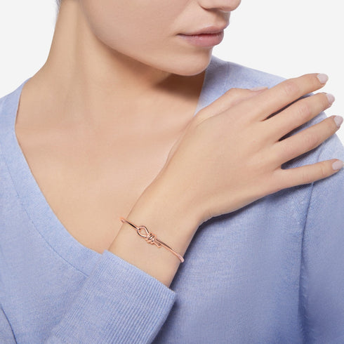BRACCIALE BANGLE NODO ORO ROSA DBC4012KNOT00009R