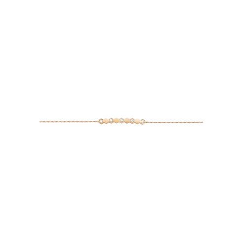 BRACCIALE BEE MY LOVE IN ORO ROSA E DIAMANTI 084679
