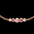BRACCIALE BOLLICINE ORO ROSA PIETRE COLORATE DBC4004BOLLIZRI9R