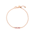 BRACCIALE BOLLICINE ORO ROSA PIETRE COLORATE DBC4004BOLLIZRI9R