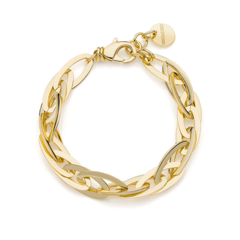 BRACCIALE CATENA A NAVETTE DORATO 2342
