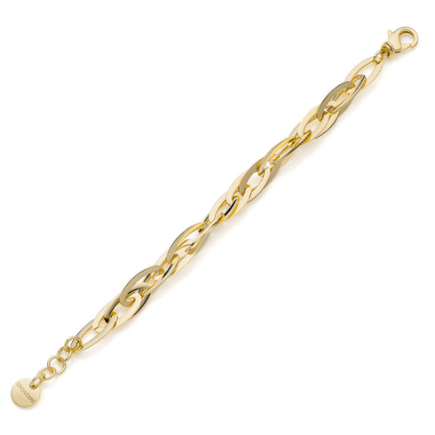 BRACCIALE CATENA A NAVETTE DORATO 2342