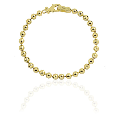 BRACCIALE CATENA A PALLINE DORATO 2484