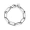 BRACCIALE CATENA ARGENTATA TRIANGOLI 2382